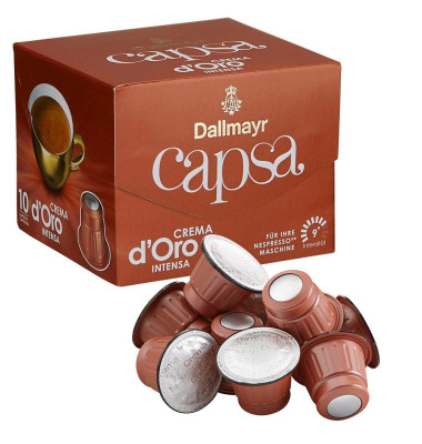 Capsa Crema d'Oro Intensa Kaffeekapseln 10 Portionen