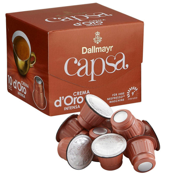 4008167011903 - Capsa Crema dOro Intensa Kaffeekapseln Arabicabohnen kräftig 10 Portionen 4008167011903 - Capsa Crema dOro Intensa Kaffeekapseln Arabicabohnen kräftig 10 Portionen
