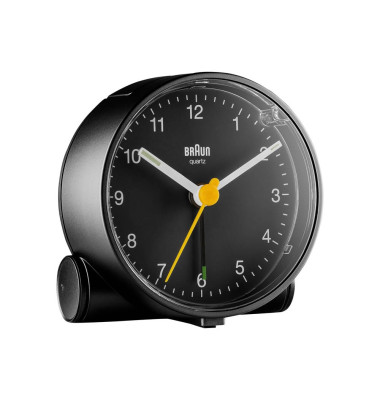  Wecker BC 01 B 67003, schwarz, rund, analog