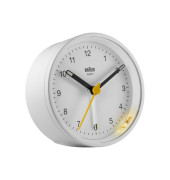  Wecker Quarzwecker BC 12 W 67048, wei&szlig;, rund, analog