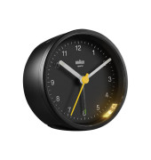  Wecker Quarzwecker BC12 67047, schwarz, rund, analog