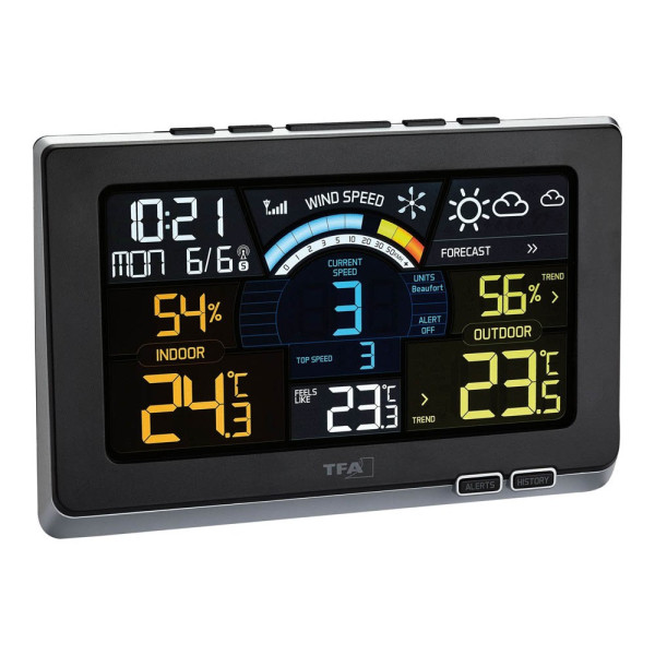4009816029713 - Planeta Huerto - tfa Dostmann Spring Breeze 35114001 Funk-Wetterstation Anzahl Sensoren max 3