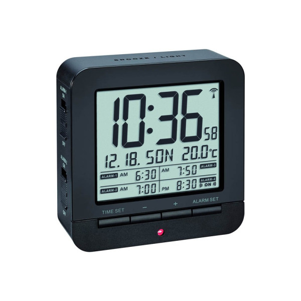 4009816029447 - 60253601 TFA® digitaler Funkwecker 60253601 schwarz Kunststoff 60253601 4009816029447