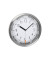Wanduhr 60.3044.02 silber Aluminium