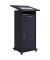 Stehpult Meeta, höhenverstellbar 108-120cm (H), 60x50cm (BxT), rechteckig, schwarz / schwarz