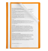 Schnellhefter 36735, A4, orange, Polypropylen (PP), Vorderdeckel transparent