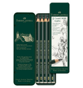 Bleistift-Set Castell 9000 Jumbo, 119305, grün, HB,2B,4B,6B,8B