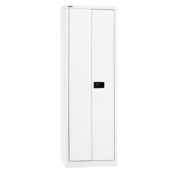 Bisley Stahlschrank Universal E782A04B6696, abschließbar, 5 OH, verkehrsweiß, 60x195x40cm (BxHxT) 5020073765649 Bisley