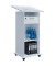 Stehpult Meeta, höhenverstellbar 108-120cm (H), 60x50cm (BxT), rechteckig, weiß / weiß