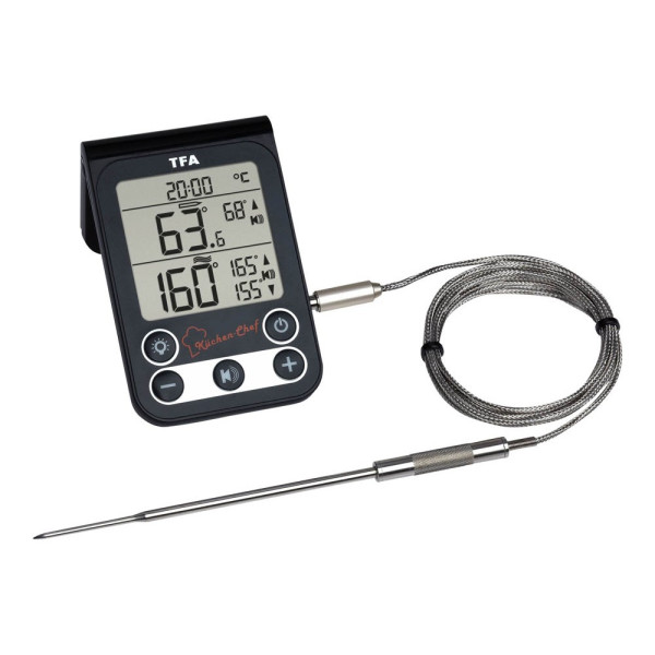 4009816032126 - 14151201 TFA® KÜCHEN-CHEF 14151201 Kerntemperatur-Lebensmittelthermometer schwarz 14151201 4009816032126 4009816032126 - 14151201 TFA® KÜCHEN-CHEF 14151201 Kerntemperatur-Lebensmittelthermometer schwarz 14151201 4009816032126