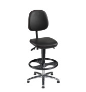Arbeitsdrehstuhl WF-H-KL-FR3-ALU schwarz