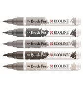 Brush-Pens silber