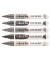 Brush-Pens silber
