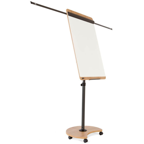 8427951618016 - Flipchart Natural Transformer NAT0618 68xx97cm eiche weiß mit Rollen mit 2 Seitenarmen 8427951618016 Rocada