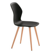 se:spot Schalenstuhl schwarz