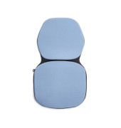 Sitzpolster für Besucherstühle se:spot blau