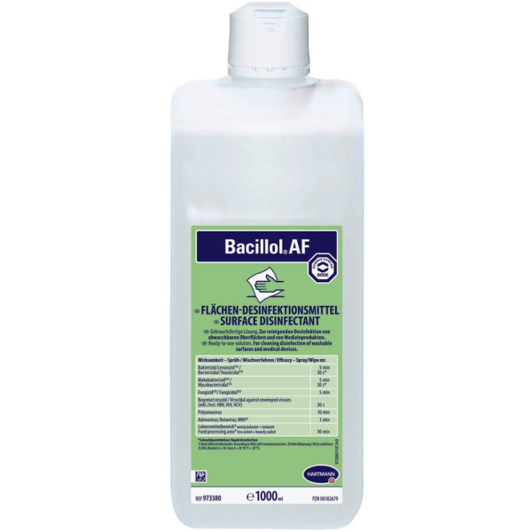 4031678014149 - Bacillol AF Nachfüllflasche 1000 ml 1012200 Desinfektionsmittel 1000 ml 4031678014149 - Bacillol AF Nachfüllflasche 1000 ml 1012200 Desinfektionsmittel 1000 ml