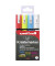 Kreidemarker uni Chalk PWE-5M, 186204, Packung, 4-farbig sortiert, 1-2mm Rundspitze