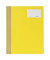 Schnellhefter 250004, A4+, gelb, Polyvinylchlorid (PVC), Vorderdeckel opak