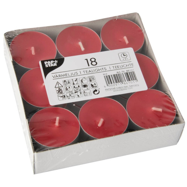 4002911861011 - Teelicht 86101 rot 15x39mm (HxØ) ca 4 Stunden Brenndauer 4002911861011 18 Stück 4002911861011 - Teelicht 86101 rot 15x39mm (HxØ) ca 4 Stunden Brenndauer 4002911861011 18 Stück