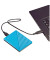 externe Festplatte My Passport WDBYVG0020BBL-WESN, blau/schwarz, 2,5 Zoll (6,35cm), 2 TB, HDD