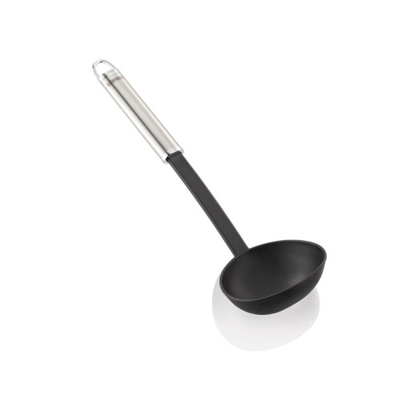 4006501240576 - LEIFHEIT Schöpflöffel schwarz silber Edelstahl Kunststoff 4006501240576 - LEIFHEIT Schöpflöffel schwarz silber Edelstahl Kunststoff