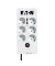Protection Box 6 USB Tel DIN 6-fach Steckdosenleiste mit Überspannungsschutz weiß