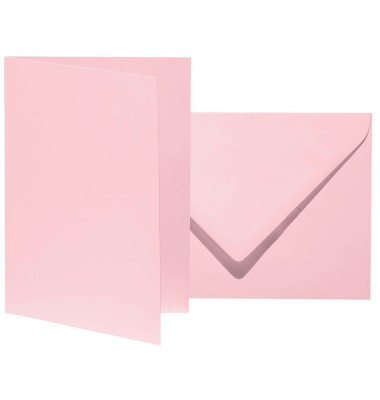 Blanko-Grußkarten Mosaic 943601-485 17,8cm x 12,5cm (BxH) 200g rosa Karton
