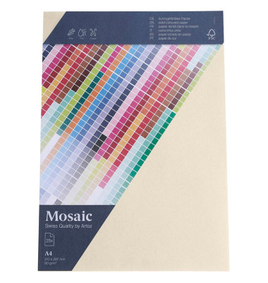 Kopierpapier Mosaic 947925-241 elfenbein A4 90g 