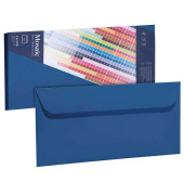 Designbriefumschlag Mosaic 9429420-418, Din Lang+ (C6/5), haftklebend, 90g, blau