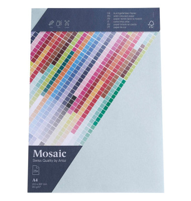 Kopierpapier Mosaic 947925-411 hellblau A4 90g 