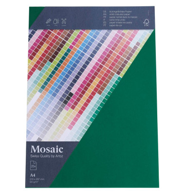 Kopierpapier Mosaic 947925-348 tannengrün A4 90g 
