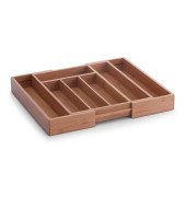 Bamboo Besteckkasten braun