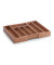 Bamboo Besteckkasten braun