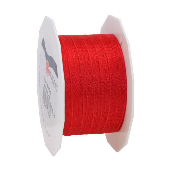 4009236103857 - Geschenkband Organzaband Four Seasons 6071025-609 mit Webkante 10mm x 25m seidenmatt rot 4009236103857 Präsent 4009236103857 - Geschenkband Organzaband Four Seasons 6071025-609 mit Webkante 10mm x 25m seidenmatt rot 4009236103857 Präsent