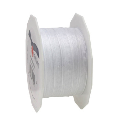 Geschenkband Four Seasons 607 10 25-001, 10mm x 25m, weiß Geschenkband Four Seasons 607 10 25-001, 10mm x 25m, weiß