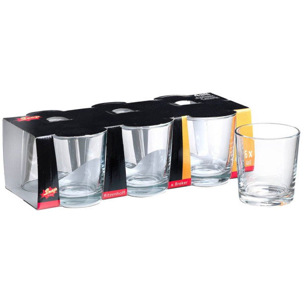 4006344690231 - Ritzenhoff Whiskeyglas Glas 260 ml Transparent 6 Stück à 260 ml 4006344690231 - Ritzenhoff Whiskeyglas Glas 260 ml Transparent 6 Stück à 260 ml