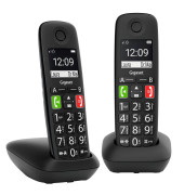 E290 Duo Schnurlostelefon-Set schwarz