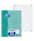 Collegeblock 400132392 Schule, punktiert / punktkariert ohne Rand, A5+, 90g, grün, 80 Blatt