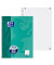 Collegeblock 400132378 Schule, punktiert / punktkariert ohne Rand, A4+, 90g, grün, 80 Blatt