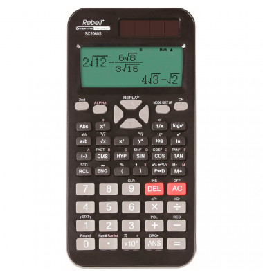 SC2060S Wissenschaftlicher Taschenrechner schwarz