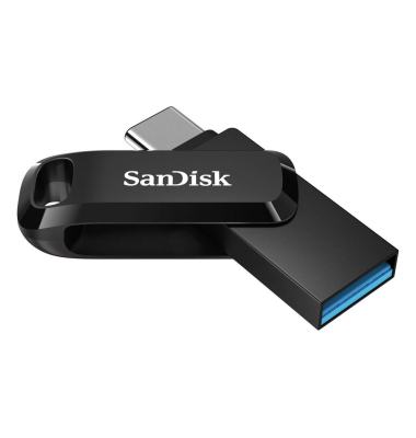 USB-Stick Ultra Dual Drive Go SDDDC3-032G-G46, schwarz, ohne, USB 3.1 Gen.1, 32 GB