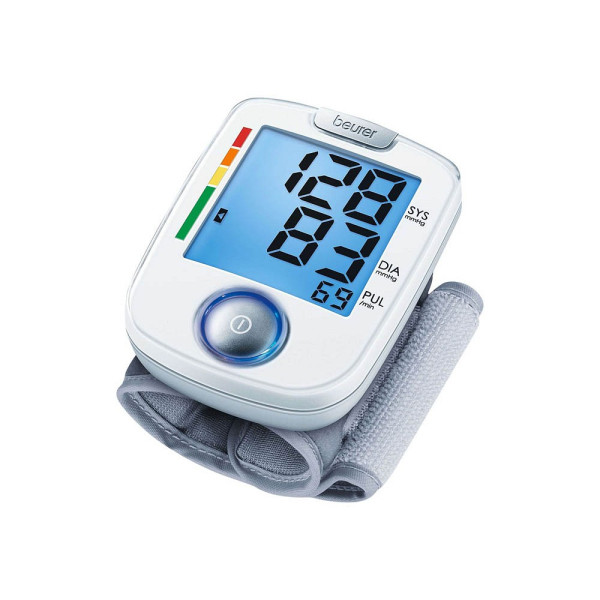 4211125659059 - Blutdruckmessgerät vollautomatische Messung am Handgelenk Arrhythmie-Anzeige Pulsmessung WHO-Einstufung Manschettenumfang 14-195 cm Abschaltautomatik Batteriebetrieb Batteriewechselanzeige inklusive Batterien Tasche (65905)