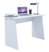 Schreibtisch Masola Maxi, 74cm (H), 110x50cm (BxT), rechteckig, weiß / weiß