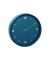 Wanduhr 60.3056.06 blau Kunststoff, Glas