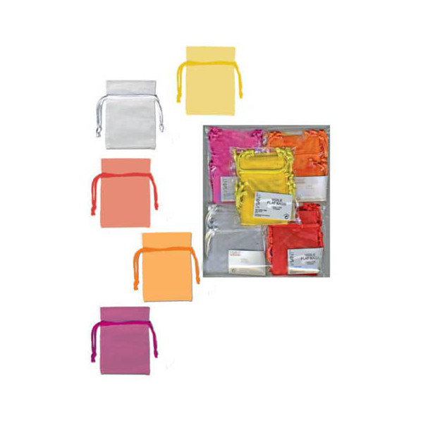 50 Stück Sü-Verlag BB-SK50 10x7cm Geschenksäckchen Organza sort. 4022318248314 Sü-Verlag