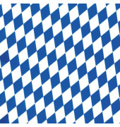 Geschenkpapier 03K30 691189, Bayernraute, 70cm x 2m, blau/weiß