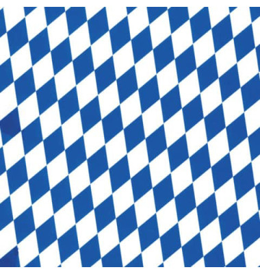 Geschenkpapier 03K30 691189, Bayernraute, 70cm x 2m, blau/weiß
