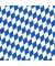 Geschenkpapier 03K30 691189, Bayernraute, 70cm x 2m, blau/weiß