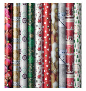 Geschenkpapier 33003 959104, Weihnachten, 70cm x 2m, bunt